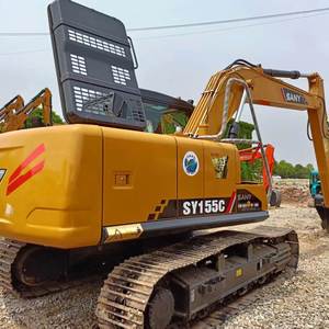 เครื่องจักรก่อสร้างผลิตในจีน รถขุด 15 ตัน รุ่น SY155 SANY Y155C เครื่องยนต์ 0.6M ความจุบุ้งกี๋ ประสิทธิภาพเยี่ยม มีสินค้าในสต็อก - Product Image 2