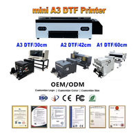 Impresora A3 1390 DTF, Impresora de Transferencia Directa a Película de 30 cm (11.7\") para Camisetas, Bolsas y Gorras