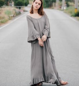 Women's Wear Summer Long Dress Resort Wear Summer Cold Shoulder Dress Women's Wear <b>Beach</b> <b>Kaftan</b> - Product Image 1