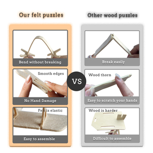 Einzigartiges 3D-Puzzle für Säbelzahn <span class=keywords><strong>tiger</strong></span> für Kinder, lustige DIY-Montage, steigert die Kreativität - Product Image 6