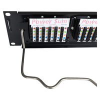 Panel Patch CAT5e UTP RJ45 19 Inci 2U 24 Port Langsung dari Pabrik, Suku Cadang Telekomunikasi untuk Sistem Kabel Jaringan
