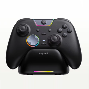 Control de Juego Inalámbrico <span class=keywords><strong>EasySMX</strong></span> X05 Pro Compatible con PC/<span class=keywords><strong>Switch</strong></span>/Teléfono/Steam/TV, Motores de Vibración Dobles, Base de Carga - Product Image 1