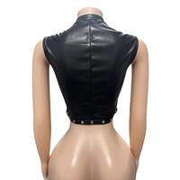 FS18874D Nouveauté Été 2026 – Tops en PU pour Femme – Vente Flash