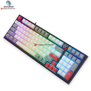 Skyloong Độ Trễ Thấp 98 Phím 3 Chế Độ Không Dây Kết Nối Nhanh Gateron Công Tắc Cơ Học Nắp Phím PBT Keybaords Cho Game Thủ - Product Image 6