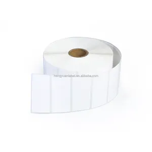 Impermeable en blanco 50mm x 25mm 2000 Uds etiqueta autoadhesiva papel adhesivo 50x25 Etiqueta de código de barras Térmica Directa