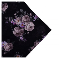 100% polyester imprimé fleuri Transparent tissé en mousseline de soie tissu léger respirant pour les chemises des femmes pure plaine pour les filles
