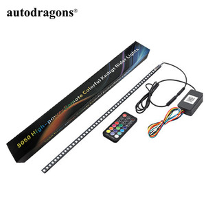 แถบไฟแฟลชกระพริบ12V SMD RGB ไฟหน้ารถ LED อัศวินไรเดอร์แถบไฟแถบพร้อมแอป + รีโมทคอนโทรล - Product Image 2