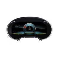 Yuefu Tableau de bord numérique LCD 10,25 pouces, cockpit virtuel, plastique noir pour Mercedes Benz Classe C GLC 2015-2019