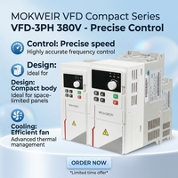TOP 10 Variateur de fréquence vectoriel 0,4-5,5 kW 4 CV 220 V triphasé pour moteur de compresseur, ventilateur, pompe à eau (certifié CE/ISO, garantie 24 mois)