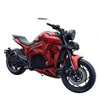 Exportation directe de Chine vers l'Europe et les États-Unis : Moto électrique haute puissance Big Devil 5000W, vitesse maximale 110 km/h, pneus extra larges