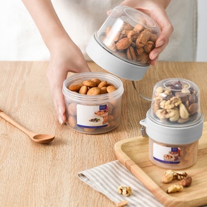 Boîte alimentaire portable en plastique scellée multi-usage, double couche, pour yaourt, salade, fruits, conservation des aliments frais - Product Image 5