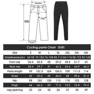 Pantaloni da <span class=keywords><strong>ciclismo</strong></span> Oversize riflettenti traspiranti MTB da <span class=keywords><strong>uomo</strong></span> Mountain Bike da strada pantaloni ad asciugatura rapida con cerniera - Product Image 2