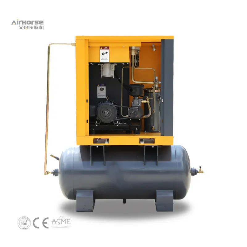 Fabrika fiyat vidalı hava kompresörü üretilen ve test edilen uygun ISO 9001, CE ve enerji tasarrufu sertifikasyonu