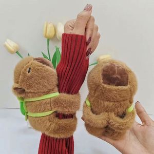 Bracelet en peluche Capybara Clap Circle Toys Slap Snap Wrap, amusant pour les enfants, cadeau d'anniversaire, super doux, unisexe - Product Image 6