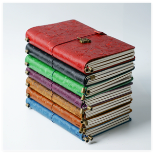 Libreta <span class=keywords><strong>de</strong></span> Registro Empresarial Mini Portátil <span class=keywords><strong>de</strong></span> Bolsillo, Cosida con Hilo <span class=keywords><strong>de</strong></span> Cuero, con 64 Hojas - Product Image 1