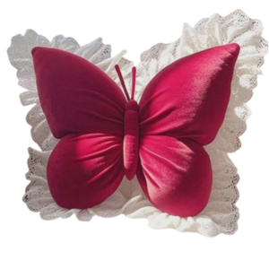 Oreiller en dentelle papillon épaissi et amélioré |   Coussin en mousse à mémoire <span class=keywords><strong>de</strong></span> forme ultra-doux <span class=keywords><strong>de</strong></span> luxe pour chambre, canapé et voiture - Product Image 6