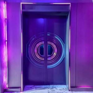 Porte coupe-feu insonorisée KTV en acier inoxydable, manuelle, légère, sur mesure, pour usage commercial (karaoké, salle privée, club de bain de pieds, hôtel) - Product Image 4
