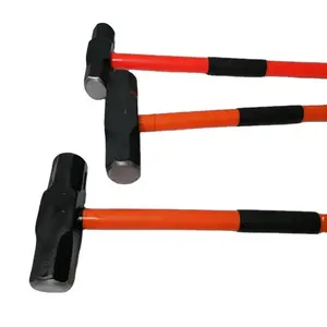 Oem Custom Professional Fiber Handle Sledge Hammer Non Sparking Safety 20 Lb Sledge Hammer for Construction