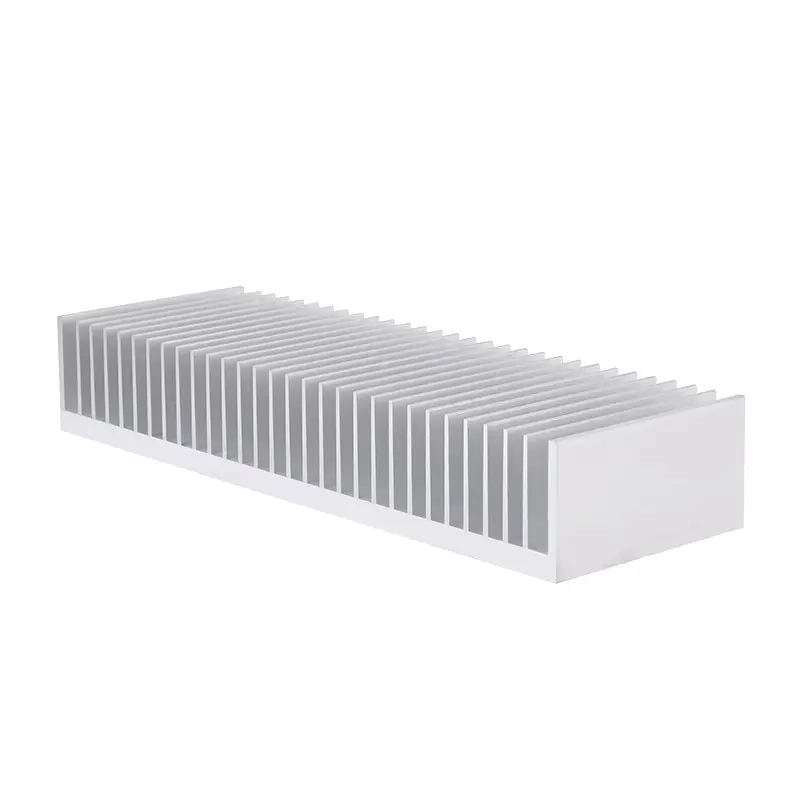 Base épaissie grand radiateur d'amplificateur de puissance de classe A largeur 400 hauteur 65 longueur radiateur de châssis arbitraire