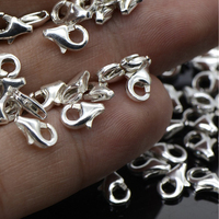 Composants de trouvailles de bijoux fermoirs homard en argent sterling 925 pour la fabrication de bijoux