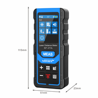 Medidor de Distancia Láser Verde NOYAFA NF-273L 60M-120M, Protección IP54, Alta Precisión (+/-1.5mm), Pantalla LCD Retroiluminada, Material ABS+PC