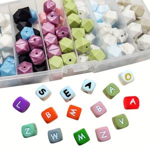 ลูกปัดซิลิโคนสำหรับเคี้ยวลูกปัดซิลิโคนตัวอักษรกระบวนการโลโก้แบบกำหนดเอง - Product Image 6