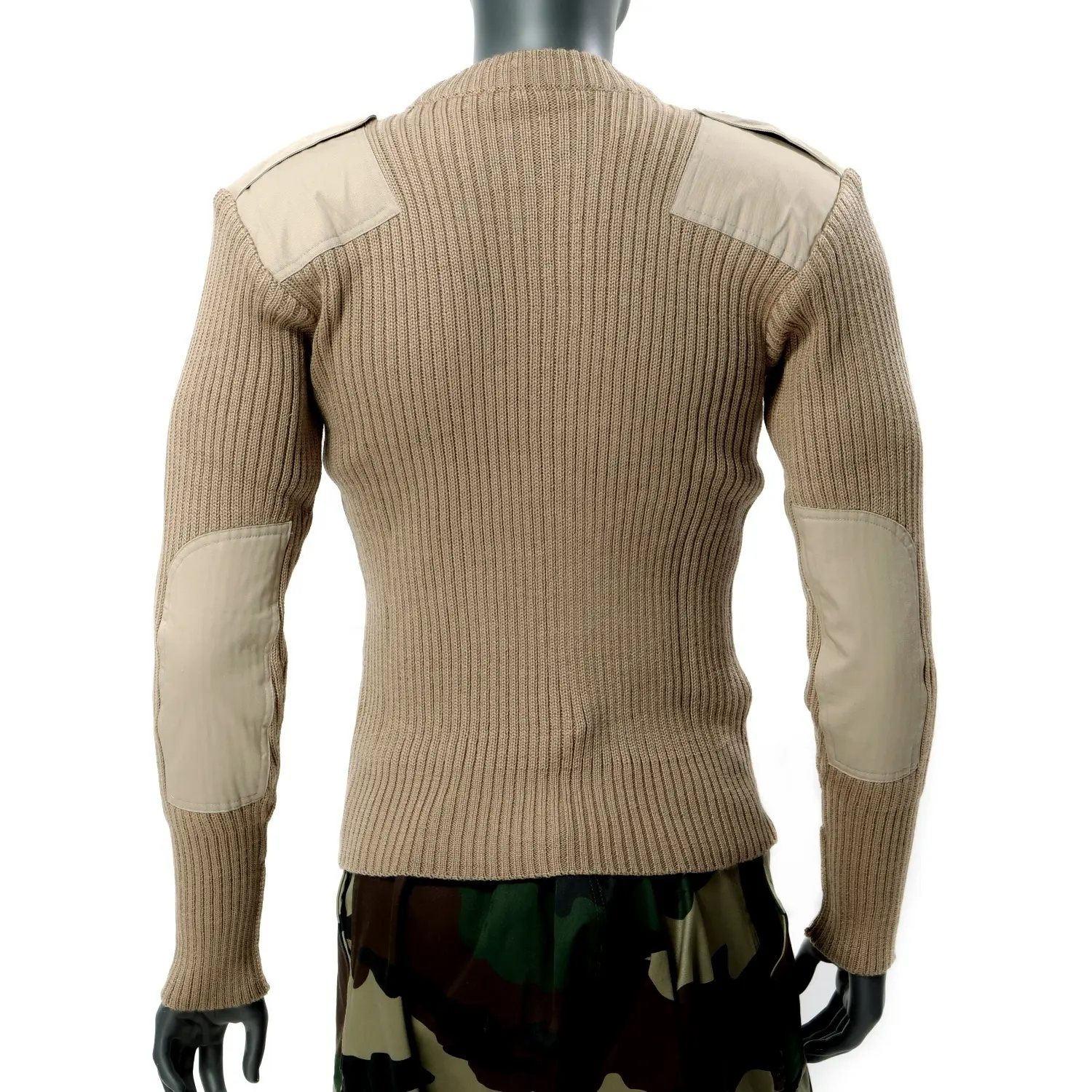 아크릴 밀 사양 스웨터 GI 표준 전투 풀오버 전술 스웨터 니트 올리브 울과 정글 그린