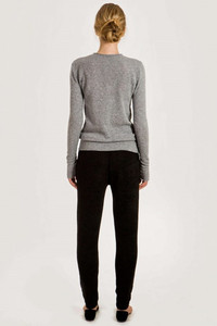 Suéter de Cachemira Pura para Mujer, Diseño Minimalista, Cuello Redondo, Corte Ajustado, Manga Larga, Textura Súper Suave, 2026 - Product Image 5