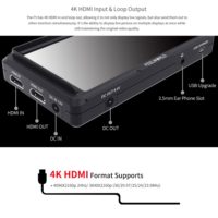 EEL WORLD F5 5 "DSLR-Kamera Feld monitor 4K HDMI E/A Full HD 1920x1080 IPS Neigung sarm Ausgangs leistung Großhändler