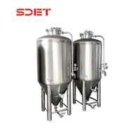 Vase de Fermentation de Bière sous Pression en Acier Inoxydable de 200L