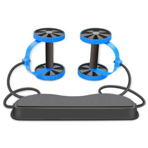 ONESTARSPORTS - Rueda de Ejercicio Abdominal <span class=keywords><strong>2</strong></span> en 1 de Moda, Rueda de Entrenamiento Abdominal con Cuerda para Jalar - Product Image 2