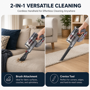 Aspirateur sans fil OEM ODM GC705, aspiration puissante, rechargeable, aspirateur à main et à bâton pour poils d'animaux, nettoyage des tapis et des sols - Product Image 3
