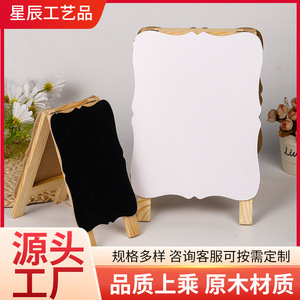Wooden A Frame Desktop Advertising Board Large And Small <b>Portable</b> For Shop <b>Bar</b> Counter Display Sign - Product Image 5