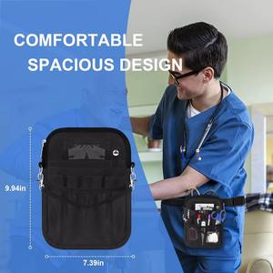 Многофункциональная поясная сумка для медсестер 4-в-1: карманы для медицинских принадлежностей, держатель для лент, органайзер для стетоскопов и перевязочных материалов - Product Image 5