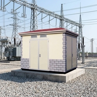 Transformateur de sous-station électrique préfabriqué compact à faible perte de puissance IP32