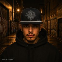 Casquette de baseball personnalisée avec broderie Old English, 5 panneaux, visière incurvée, style Dad Hat, streetwear urbain West Coast, vente en gros, faible MOQ