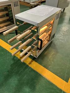 Four à gaufres électrique commercial à cheminée, 8 rouleaux, Kurtoska, pâtisserie <span class=keywords><strong>en</strong></span> forme de <span class=keywords><strong>corne</strong></span>, 8 bâtonnets, four rotatif à cheminée - Product Image 4