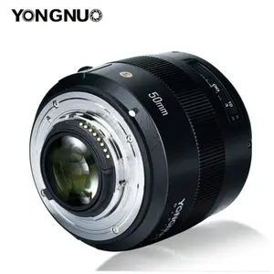 YONGNUOเลนส์ไพรม์มาตรฐานYN50mm F1.4N E,เลนส์รูรับแสงขนาดใหญ่F1.4เลนส์โฟกัสอัตโนมัติแบบแมนนวลสำหรับกล้องNikonสำหรับกล้องCanon