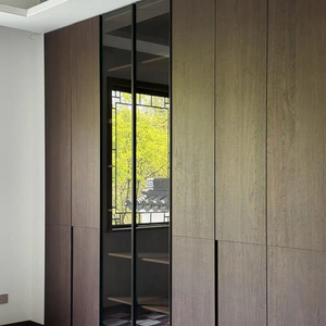 <span class=keywords><strong>Armoire</strong></span> coulissante moderne minimaliste sur mesure avec grand rangement pour chambre à coucher et mobilier d'hôtel - Product Image 6