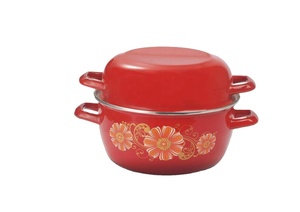 Olla esmaltada para <span class=keywords><strong>mejillones</strong></span>, olla grande esmaltada para platos de mariscos, olla para cocinar mariscos, fábrica de utensilios de cocina esmaltados - Product Image 4
