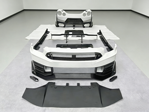 Kit de Carrocería Aerodinámico Estilo NISSAN en Fibra de Carbono para Nissan GTR R35 2008-2025, Incluye Parachoques Delantero en Fibra de Carbono - Product Image 2