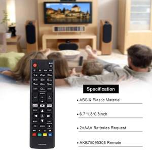 Mando a distancia AKB75095308 para televisor inteligente LG LED, con botones de <span class=keywords><strong>NETFLIX</strong></span> y Amazon - Product Image 4
