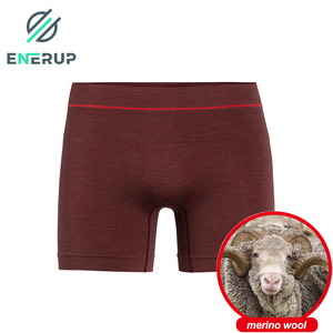 Eneurp OEM/ODM Personalizzata Compressione Merino <span class=keywords><strong>Lana</strong></span> degli uomini della Biancheria <span class=keywords><strong>Intima</strong></span> Dei Pugili Shorts Slip - Product Image 2