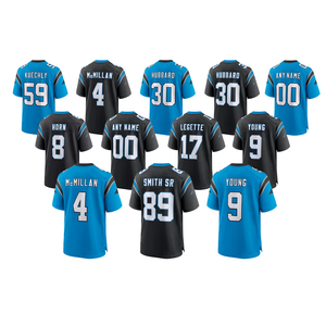 Camisetas de Fútbol Americano Cosidas y Transpirables 100% Poliéster RFLCTV Limited Negras San Francisco 5 Lance 13 Purdy 19 Samuel 54 - Product Image 1