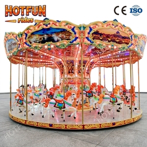 Manège de carnaval d'été : Carrousel mécanique à 25 places avec chevaux - Product Image 6