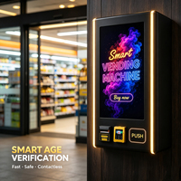 Máquina Expendedora Inteligente con Pantalla Táctil Personalizada, Escaneo de Código QR, Tarjeta de Crédito, Monitoreo Remoto Basado en la Nube, para Bares, Clubes Nocturnos