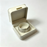 Boîte à bijoux de voyage portable Fandi en cuir PU, petite boîte à bijoux pour organiser les bagues, les boucles d'oreilles, les colliers, pour femmes