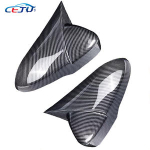 Noir brillant ABS Carbone Look M Style Voiture Côté Porte Rétroviseur Couvre Capuchons pour <span class=keywords><strong>Ford</strong></span> Fusion <span class=keywords><strong>Mondeo</strong></span> Turnier <span class=keywords><strong>ST</strong></span> <span class=keywords><strong>Line</strong></span> 2014-2021 - Product Image 6