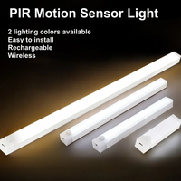 Lampu lemari LED, lampu kabinet Sensor gerak dapat diisi ulang untuk rumah