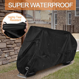 Housse de <span class=keywords><strong>Moto</strong></span> Extérieure Étanche et Anti-UV / Housse de <span class=keywords><strong>Protection</strong></span> <span class=keywords><strong>Moto</strong></span> Imperméable - Product Image 2
